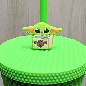 Baby Yoda Groku Starbucks Straw Topper